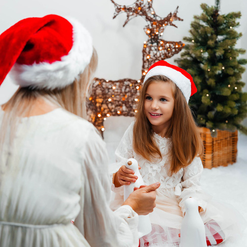 Weihnachts-Fotoshooting in Holzkirchen – winterliches Portrait im Umkreis München